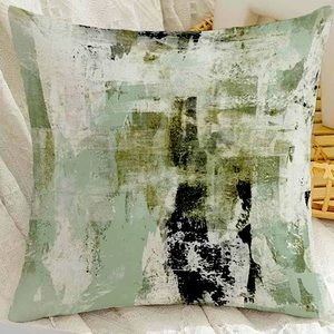 Velvet Sage Square Pillow Cover 16x16” New